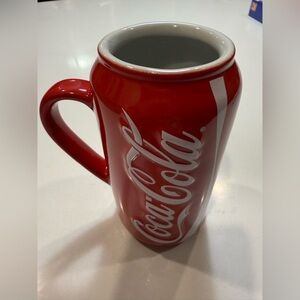 Coca-Cola Red and White Ceramic Mug